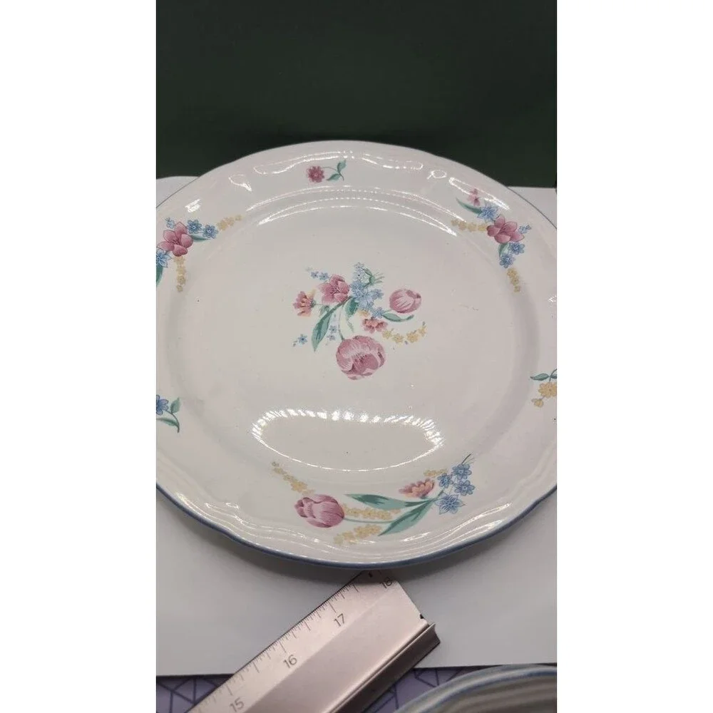 Tienshan Stoneware Floral Dinnerware Set